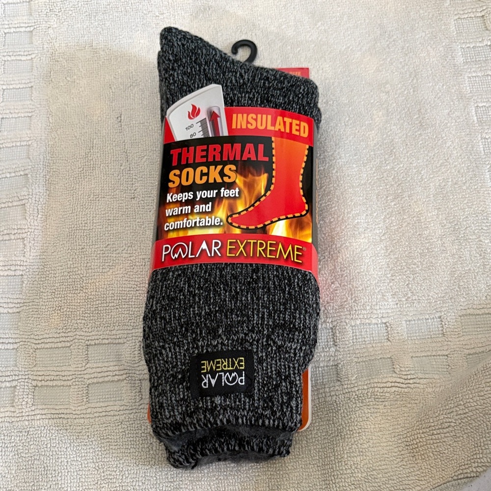 Polar Extreme Insulated Thermal Socks - Gray